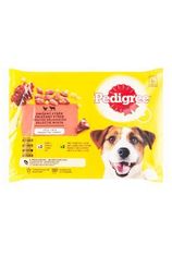 Pedigree kapsa Adult hovězí/drůbeží v želé 4x100g