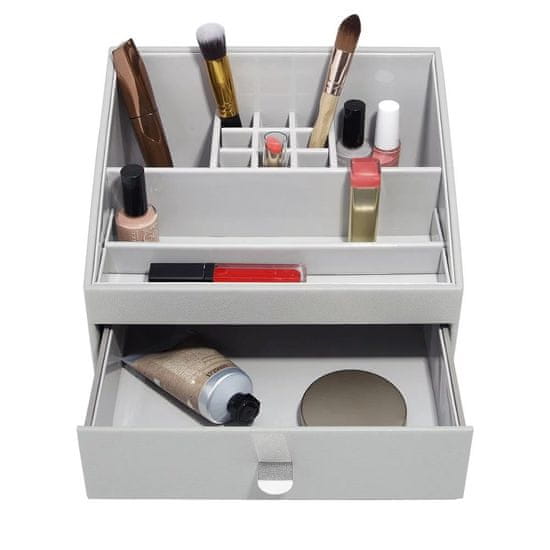 Stackers , Oragnizér na kosmetiku Pebble Grey Makeup Organiser | šedá 74630