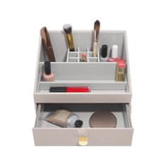 Stackers , Stolní organizér na kosmetiku Taupe Makeup Organiser | šedobéžová 75671