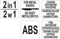 YATO Brousek na nože 2v1 na ocelové nože