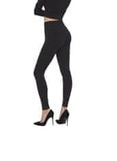 Gatta Dámské legíny SKINNY HOT HIGH WAIST-3XL černá 3xl