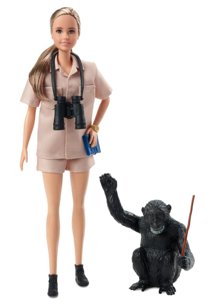 Mattel Barbie Inspirující ženy: Jane Goodall HCB82