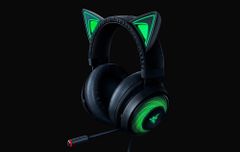 Razer Růžovo-šedá sluchátka s mikrofonem