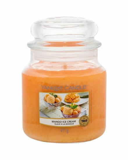 Yankee Candle 411g mango ice cream, vonná svíčka