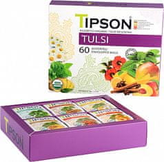 Tipson BIO bylinné čaje TULSI - indická bazalka s příchutěmi. 60 porcí