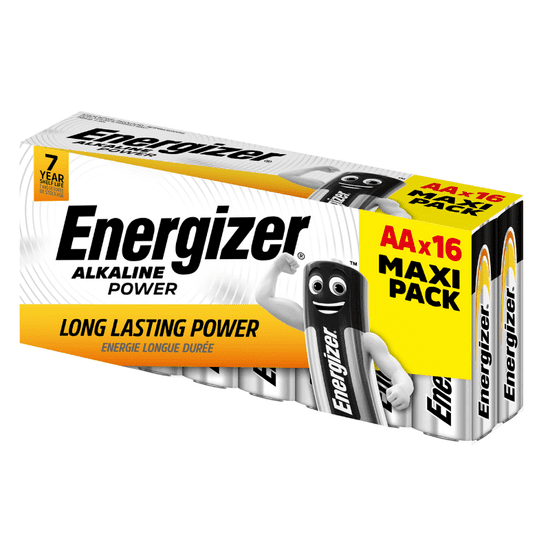 Energizer ALKALINE POWER Family Pack TUŽKOVÁ BATERIE 1,5V AA 16 ks