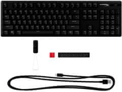 HyperX Alloy Origins PBT HX, červená, US (639N3AA#ABA)