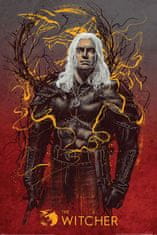 CurePink Plakát Netflix|The Witcher|Zaklínač: Geralt The Wolf (61 x 91,5 cm)