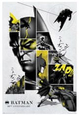 CurePink Plakát DC Comics|Batman: 80th Anniversary (61 x 91,5 cm)