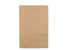 Kraftika 50ks (15x26,5x9 cm) hnědá přírodní papírový sáček natural