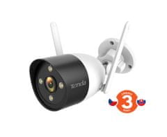 Tenda Tenda CT6 - Venkovní IP66 Wi-Fi 2K (3MP) kamera,noční LED,dvoucestné audio,microSD,detekce pohybu,CZ