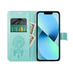 FORCELL Pouzdro / Obal na Samsung Galaxy A12 lapač snů zelený knížkový - Forcell MEZZO