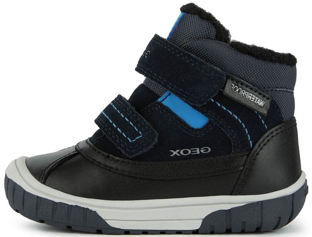 Geox chlapecká nepromokavá kotníčková obuv Omar B162DB 022FU C4231 tmavě modrá 26