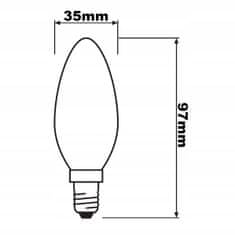 LUMILED 6x LED žárovka E14 7W = 60W 4000K FILAMENT LUMILED