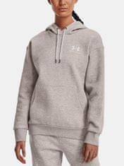 Under Armour Mikina Essential Fleece Hoodie-GRY XS