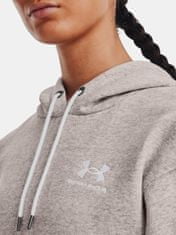 Under Armour Mikina Essential Fleece Hoodie-GRY XS