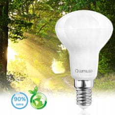 LUMILED 10x LED žárovka E14 REFLECTOR R50 6W 3000K LUMILED