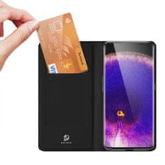 Dux Ducis Skin Pro knížkové kožené pouzdro na Oppo Find X5, černé