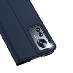 Dux Ducis Skin Pro knížkové kožené pouzdro na Xiaomi 12 Pro, modré