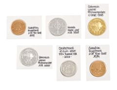 Lindner Rámečky na mince REBECK - průměr 32,5mm. SAMOLEPICÍ.
