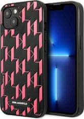 Karl Lagerfeld Kryt Karl Lagerfeld KLHCP13MMNMP1P Apple iPhone 13 hardcase pink Monogram Plaque