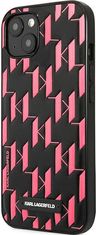 Karl Lagerfeld Kryt Karl Lagerfeld KLHCP13MMNMP1P Apple iPhone 13 hardcase pink Monogram Plaque