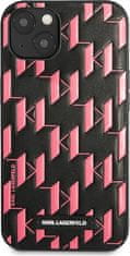 Karl Lagerfeld Kryt Karl Lagerfeld KLHCP13MMNMP1P Apple iPhone 13 hardcase pink Monogram Plaque