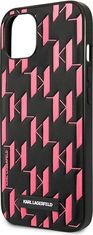 Karl Lagerfeld Kryt Karl Lagerfeld KLHCP13MMNMP1P Apple iPhone 13 hardcase pink Monogram Plaque