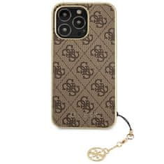 Guess Kryt Guess GUHCP13LGF4GBR Apple iPhone 13 Pro brown hardcase 4G Charms Collection