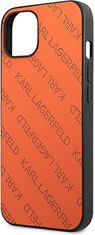 Karl Lagerfeld Kryt Karl Lagerfeld KLHCP13MPTLO Apple iPhone 13 hardcase orange Perforated Allover