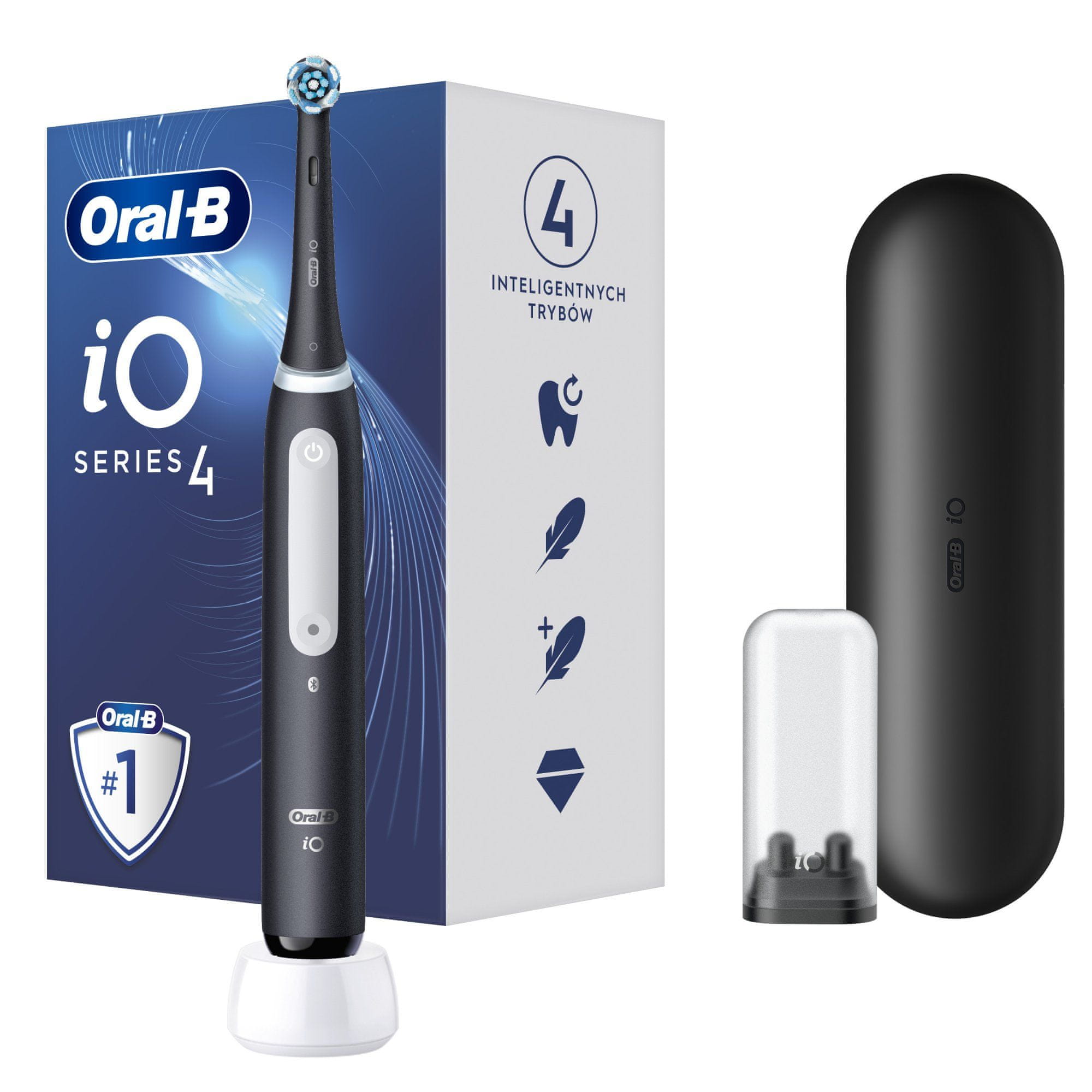 Oral-B magnetický zubní kartáček iO Series 4 Black | MALL.CZ