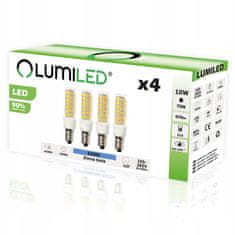 LUMILED 4x LED žárovka CHLADNIČKA E14 10W 970lm 6500K