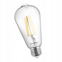 LUMILED 6x LED žárovka E27 8W = 65W 3000K FILAMENT EDISON