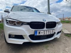 UNI Přední maska ledvinky Diamond BMW 3 F30 F31 2012-2018 černá