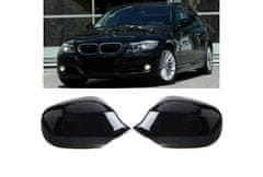 UNI Kryty zrcátek BMW E90 E91 LCI 2009-2012 lesklá černá