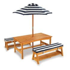 KidKraft Dětský zahradní stůl Bench Set 00106