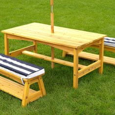 KidKraft Dětský zahradní stůl Bench Set 00106