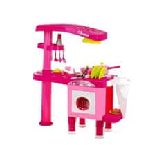 Aga4Kids Plastová kuchyňka KITCHEN 008-82 Pink