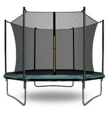 Aga Sport Fit Trampolína 180 cm Dark Green + vnitřní ochranná síť