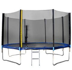 Linder Exclusiv Trampolína XXL 430 cm + ochranná síť + žebřík + krycí plachta