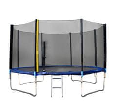 Linder Exclusiv Trampolína XXL 430 cm + ochranná síť + žebřík + krycí plachta