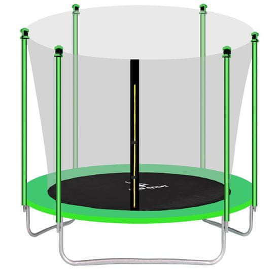 Aga Sport Fit Trampolína 180 cm Light Green + vnitřní ochranná síť