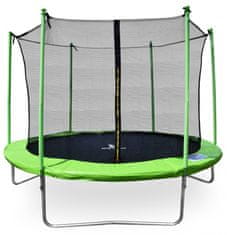 Aga Sport Fit Trampolína 250 cm Light Green + vnitřní ochranná síť