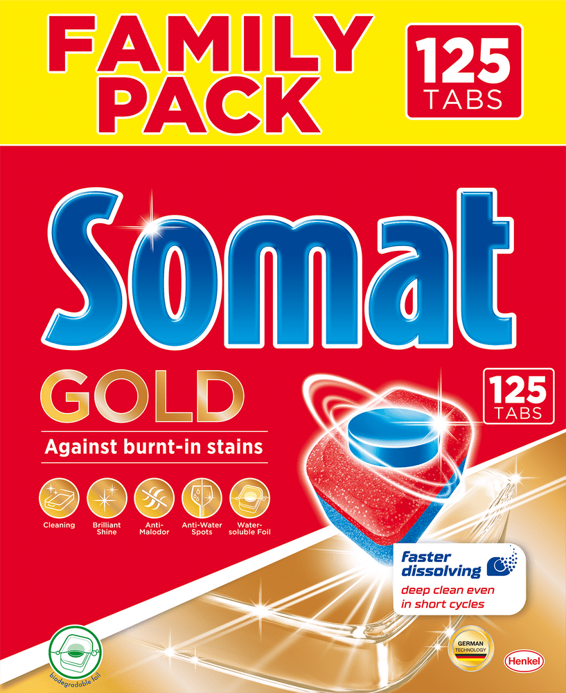 Somat Gold tablety do myčky 125 Tabs