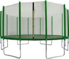 aGa SPORT TOP Trampolína 500 cm Dark Green + ochranná síť