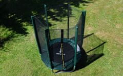 aGa SPORT TOP Trampolína 150 cm Dark Green + ochranná síť