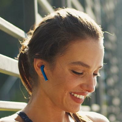  prenosné in ear slúchadlá tesla sound eb10 pekný dizajn Bluetooth technológie dotykové ovládanie dlhá výdrž batérie 