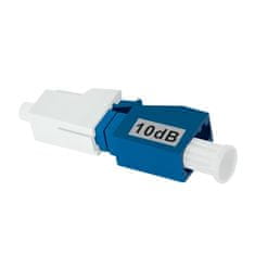 Qoltec Fiber Optic Attenuator LC/UPC (F) - LC/UPC (M) | Singlemode | 10dB