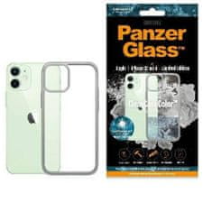 PanzerGlass ClearcaseColor pouzdro pro Apple iPhone 12 Mini - Stříbrná KP19759