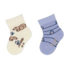 Sterntaler ponožky zimní merino krémové 8502160, 16